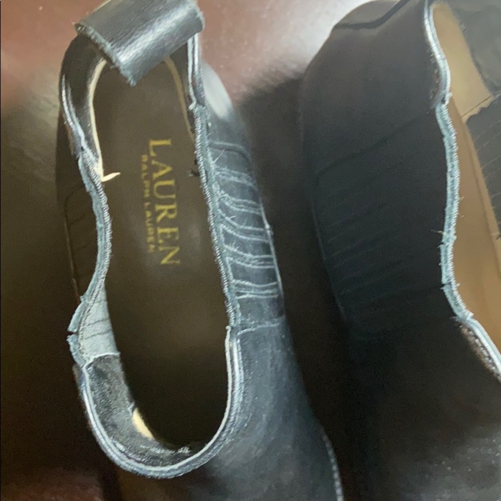 Black Ralph Lauren boots